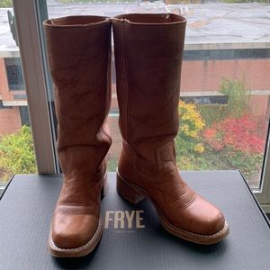 Frye. Campus 14L. Size 7. Saddle.